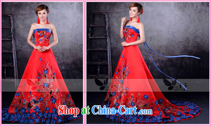 Mrs Alexa Lam go scot wedding dresses new bride toast serving blue flower-tail Performance Service Bridal wedding dresses 32,862 red S pictures, price, brand platters! Elections are good character, the national distribution, so why buy now enjoy more preferential! Health