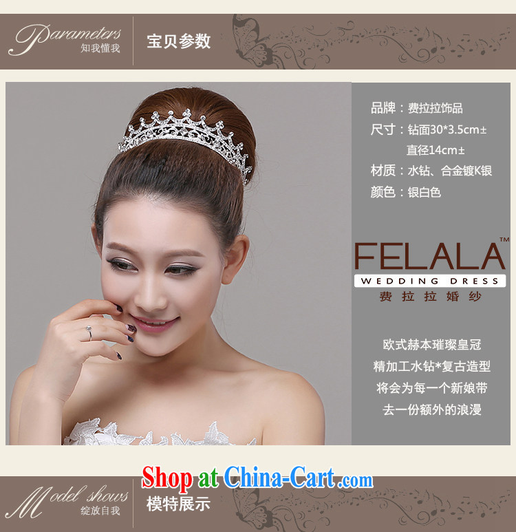 Ferrara 2015 new sparkling water diamond necklace Korean crown wedding jewelry, wedding accessories pictures, price, brand platters! Elections are good character, the national distribution, so why buy now enjoy more preferential! Health