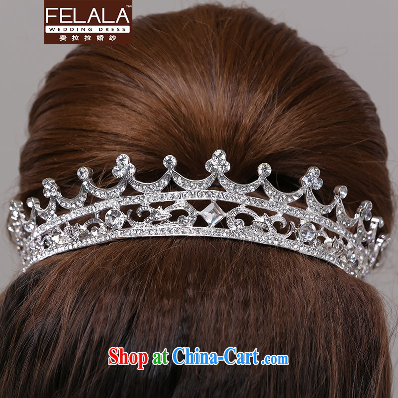 Ferrara 2015 new sparkling water diamond necklace Korean-style Crown wedding jewelry, wedding accessories, La wedding (FELALA), shopping on the Internet