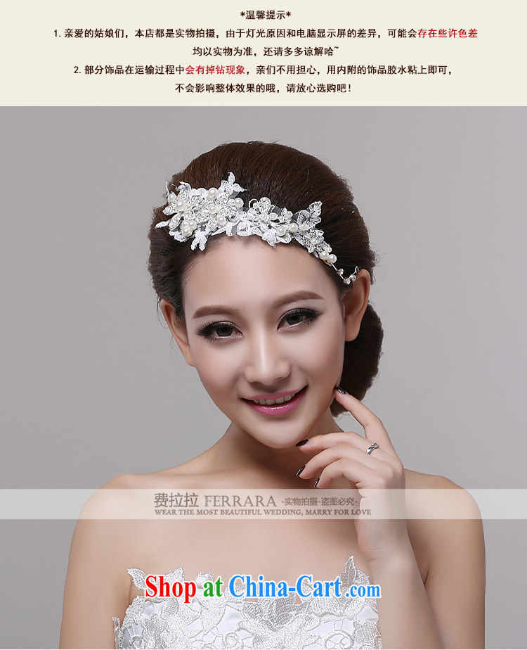 Ferrara bridal headdress Korean-style wedding hair accessories handmade lace pearl-the Photo building style wedding accessories pictures, price, brand platters! Elections are good character, the national distribution, so why buy now enjoy more preferential! Health