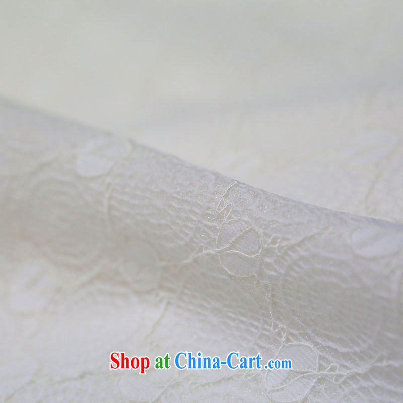 once and for all and flick through proverbial hero Jade 2015 summer new lace improved short-sleeved dresses retro elegant qipao dresses white 2XL, fatally jealous once and for all, and shopping on the Internet