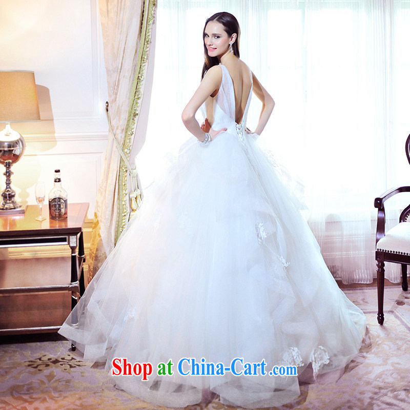 Full court, 2015 new wedding dresses S 21,486 shoulder strap V collar with shaggy spring Korean wedding wood drill with, tailor, garden, and, on-line shopping