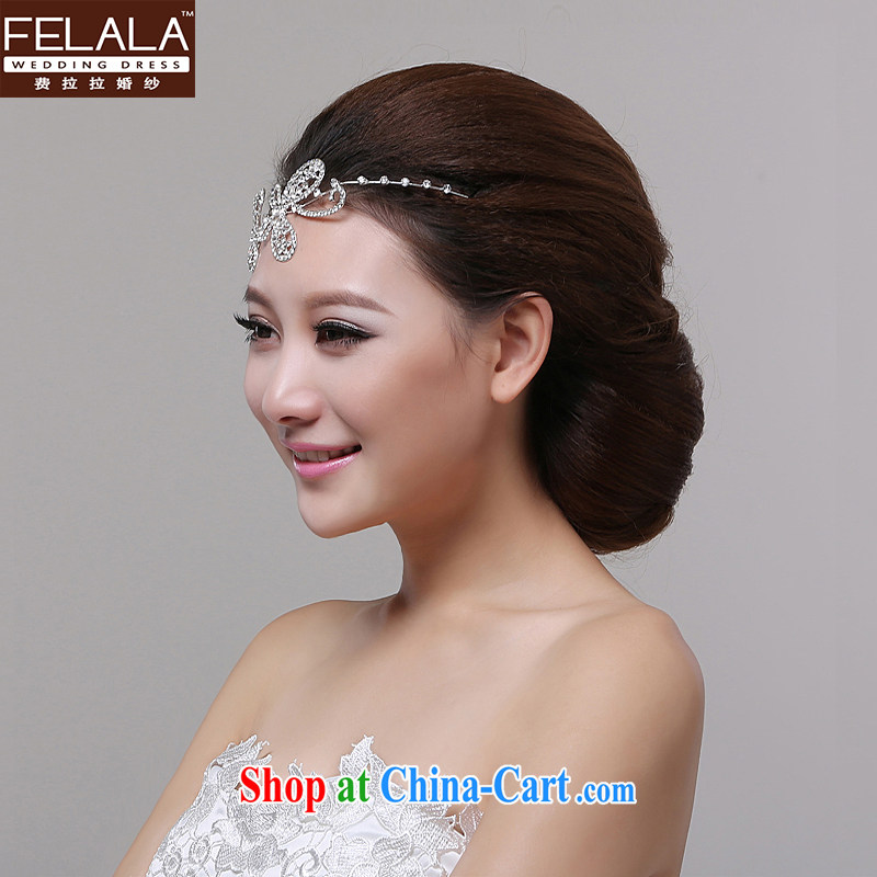 Ferrara bridal and flower bent dancing butterfly hair accessories wedding ceremony dress and head-dress wedding accessories, La wedding (FELALA), shopping on the Internet