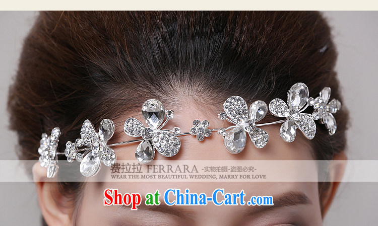 Ferrara bridal headdress white butterfly bride-trim water drill jewelry bridal jewelry wedding accessories pictures, price, brand platters! Elections are good character, the national distribution, so why buy now enjoy more preferential! Health