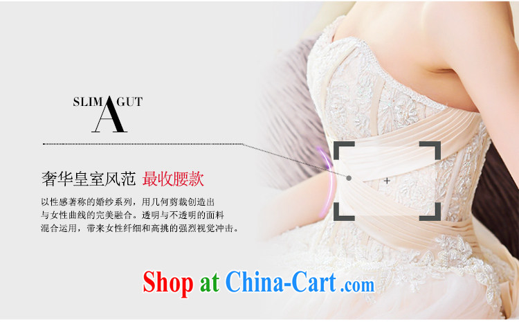 Garden 2015 new wedding dresses bare chest Deluxe Big-tail Korean raw color bridal wedding S 21,482 tail 100 CM tailored pictures, price, brand platters! Elections are good character, the national distribution, so why buy now enjoy more preferential! Health