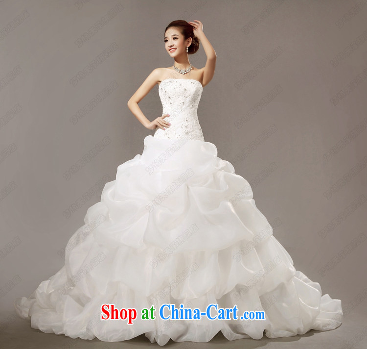 Dream of the day wedding dresses 2015, Japan, and South Korea Deluxe Big shaggy tail wedding dress H 5633 white tailored pictures, price, brand platters! Elections are good character, the national distribution, so why buy now enjoy more preferential! Health