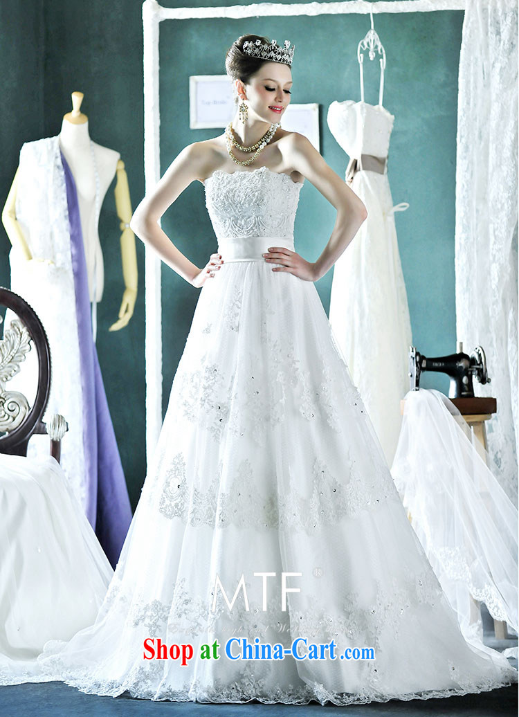 Full court, 2015 new bride wedding wiped his chest wedding dresses lace inserts drill white long-tail strap H 935 tail 50CM tailor pictures, price, brand platters! Elections are good character, the national distribution, so why buy now enjoy more preferential! Health