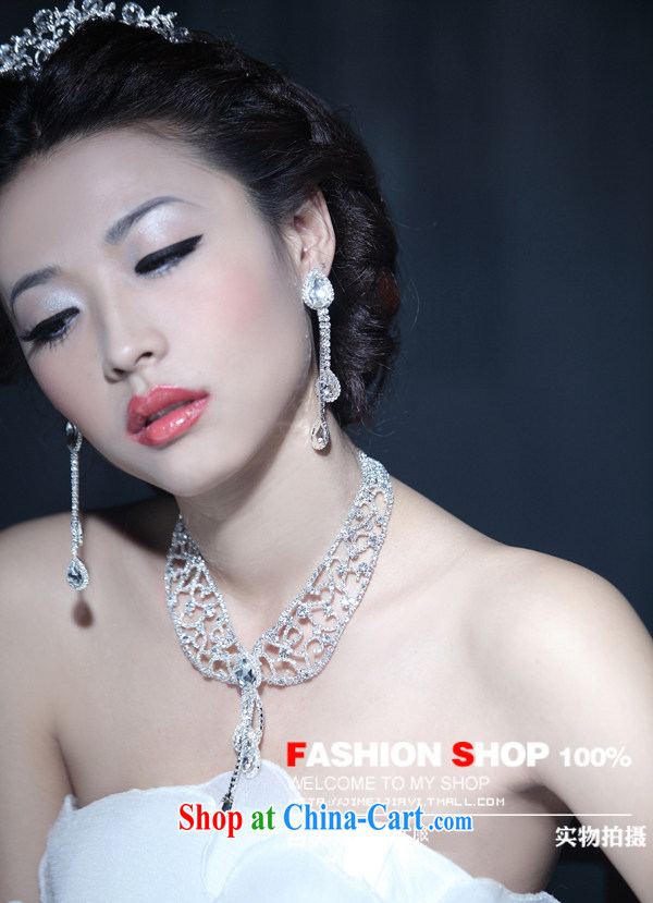 Bridal wedding dresses Accessories Kit Korean link TL 3156 water drilling jewelry 2015 new marriage necklace White ear folder Pictures, price, brand platters! Elections are good character, the national distribution, so why buy now enjoy more preferential! Health
