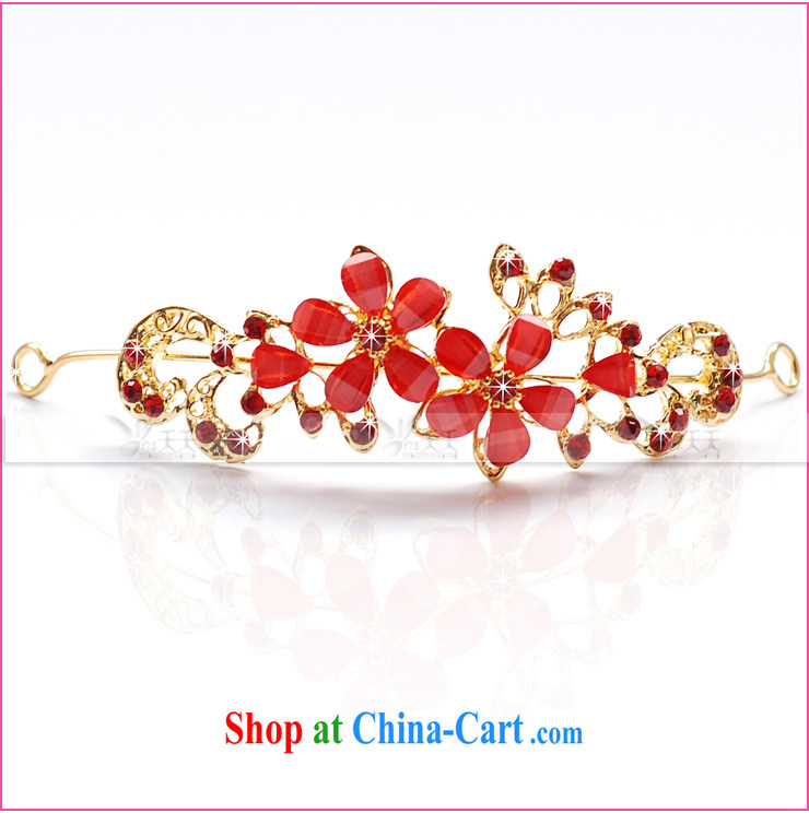 Mrs Alexa Lam go scot wedding dresses jewelry Korean Kit necklace Crown new 2014 red flower petals 3 Piece Set 03,516 pictures, price, brand platters! Elections are good character, the national distribution, so why buy now enjoy more preferential! Health