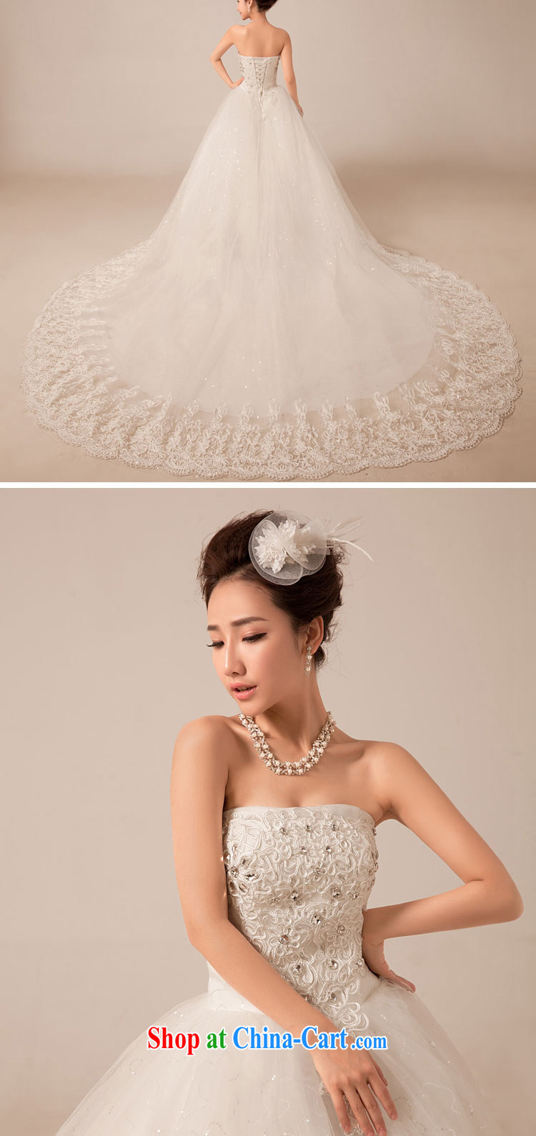 In accordance with the Uganda wedding dresses new 2015 waist in bare chest sweet Korean diamond jewelry large tail wedding with white tail. size pictures, price, brand platters! Elections are good character, the national distribution, so why buy now enjoy more preferential! Health