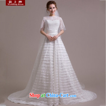 In accordance with the preceding yarn wedding dresses new 2015 luxury one shoulder lace-tail sweet Princess strap wedding white tail. size is not final pictures, price, brand platters! Elections are good character, the national distribution, so why buy now enjoy more preferential! Health
