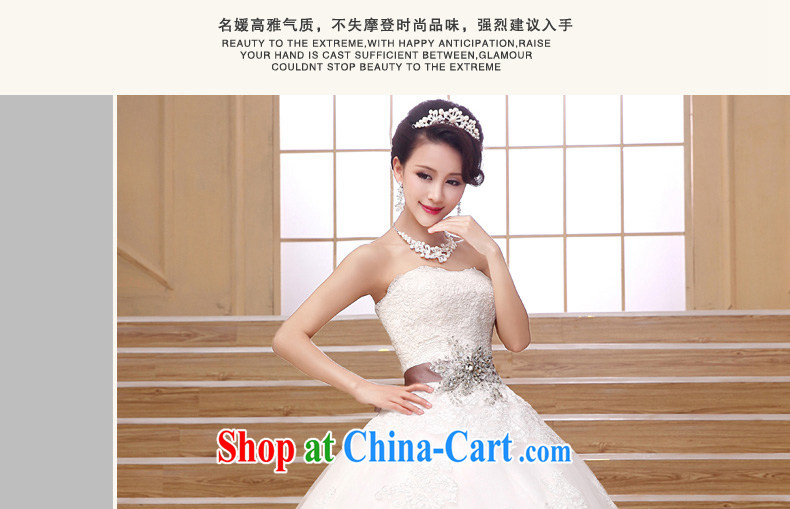Definition 2015 early New erase his chest, wedding Korean modern luxury lace diamond jewelry bridal wedding dresses white XL pictures, price, brand platters! Elections are good character, the national distribution, so why buy now enjoy more preferential! Health
