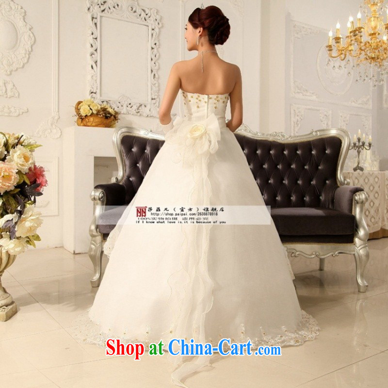 Love so Pang Chun summer bridal wedding dresses Korean wiped his chest Princess new sweet Korean-style with large-tail marriage 89 tail M pieced, love so Pang, online shopping