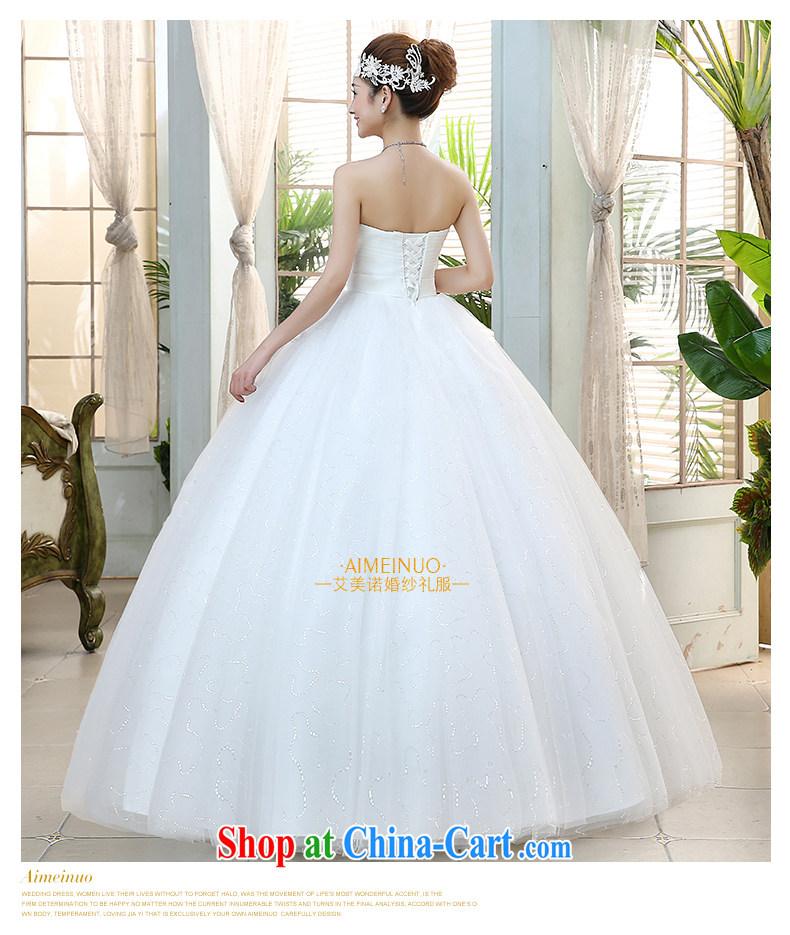 The United States, wedding dresses 2015 new bride wedding wiped chest water drilling flowers Korean-style binding with sweet beauty graphics thin wedding H - 39 white M pictures, price, brand platters! Elections are good character, the national distribution, so why buy now enjoy more preferential! Health