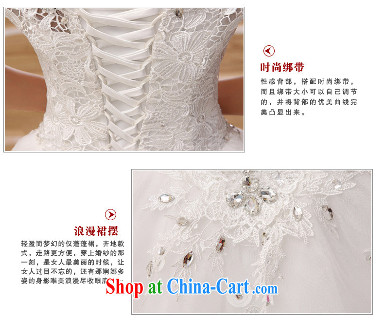 Early definition wedding dresses new 2015 retro Korean layout with graphics thin Luxury Water drilling package shoulder a shoulder wedding white L pictures, price, brand platters! Elections are good character, the national distribution, so why buy now enjoy more preferential! Health