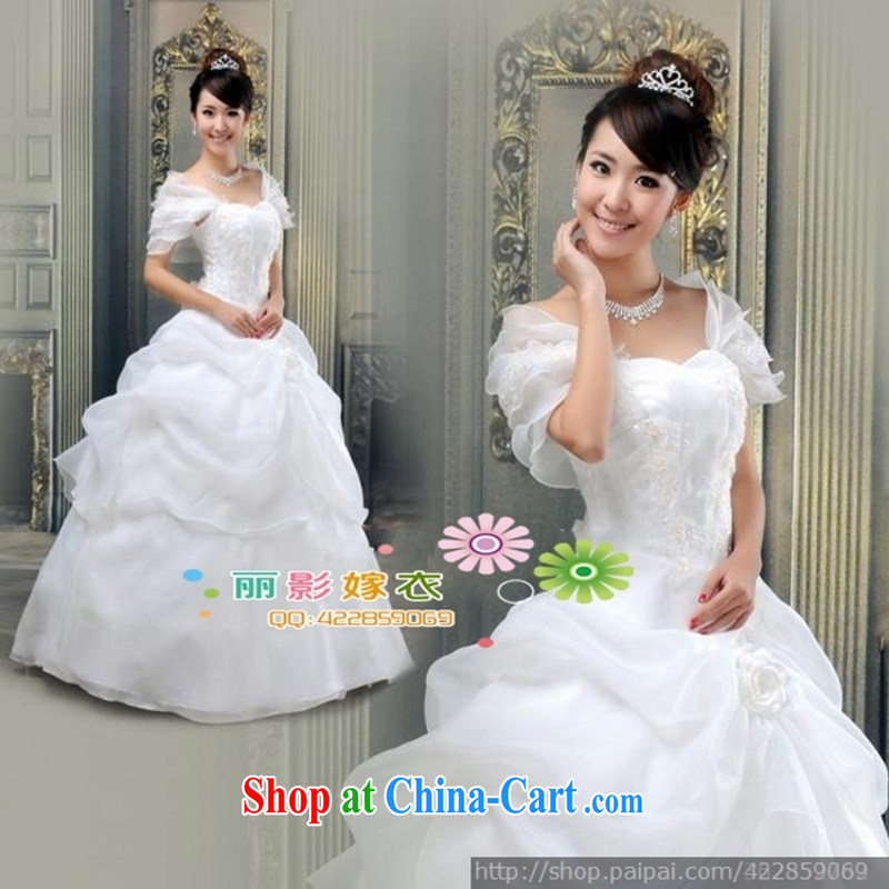 Love so Pang perfect bridal wedding dresses new 2015/Korean version Princess/Small Package shoulder white L pieced, and a love so Pang, and shopping on the Internet