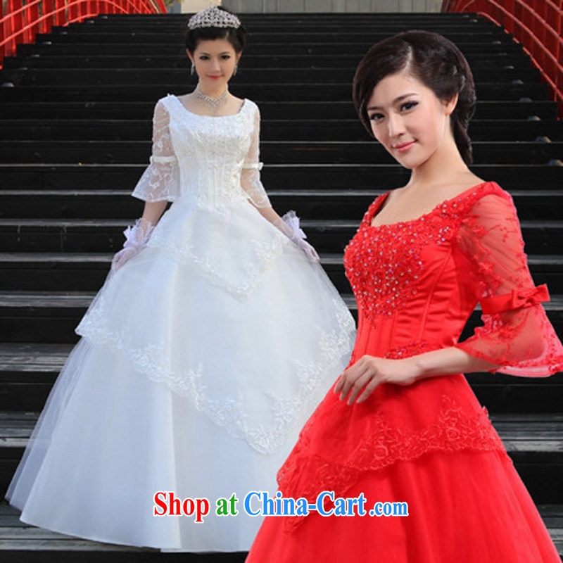 Love so Pang bridal wedding dresses 2015 winter new Korean version with a shoulder bag in the cuff, thick mm video thin white customers to size will not be refunded, love so Pang, shopping on the Internet