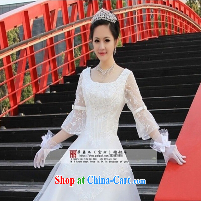 Love so Pang bridal wedding dresses 2015 winter new Korean version with a shoulder bag in the cuff, thick mm video thin white customers to size will not be refunded, love so Pang, shopping on the Internet