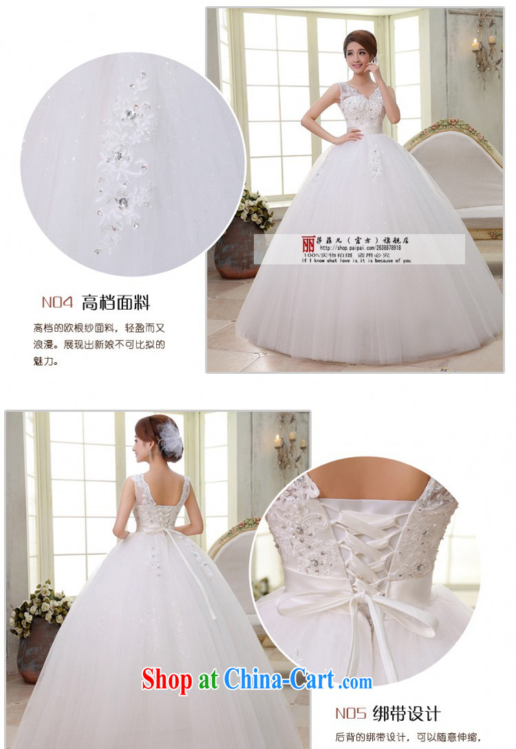 Pregnant women wedding a Field shoulder Korean high waist straps, wedding dresses new 2015 lace V collar HS 6263 white M pieced pictures, price, brand platters! Elections are good character, the national distribution, so why buy now enjoy more preferential! Health