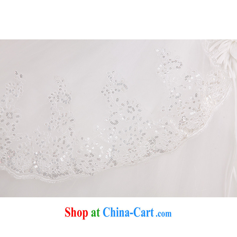 The United States, wedding dresses 2015 new Korean Princess bride wedding wiped Chest straps stylish sweet flowers, cultivating graphics thin H - 40 white XXL code waist 2.3 feet, and the US (Imeinuo), online shopping