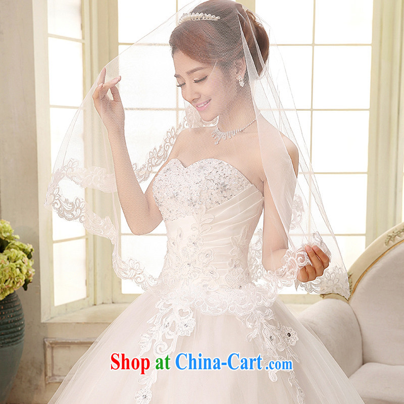 The United States, wedding dresses 2015 new Korean wiped his chest sweet Princess bridal wedding band marriage marry toast clothing lace-bone take H - 35 white XXL, the United States, (Imeinuo), online shopping