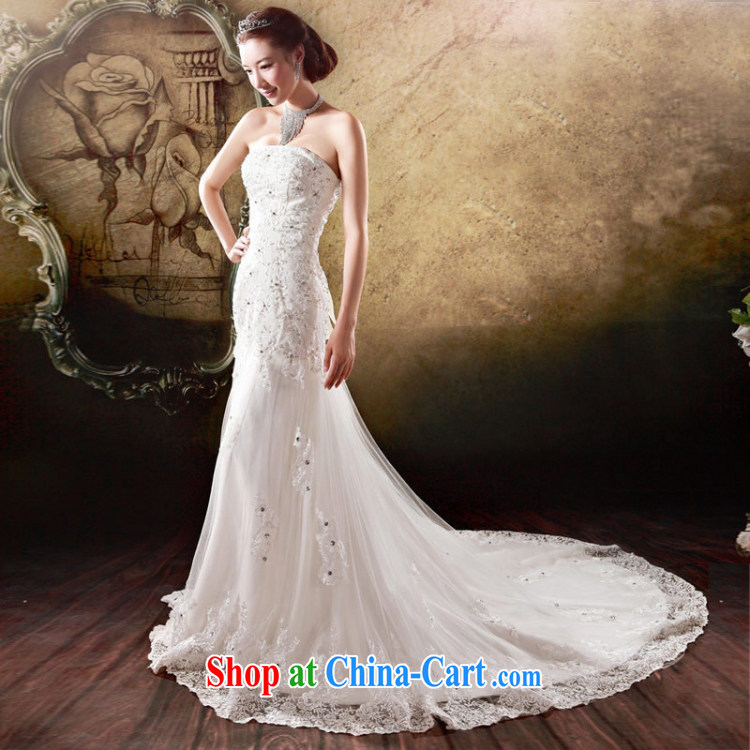 Love so Pang bridal wedding dresses small tail graphics thin Korean Princess Mary Magdalene hunsha chest simple New 878 white customers to size up to do not return pictures, price, brand platters! Elections are good character, the national distribution, so why buy now enjoy more preferential! Health
