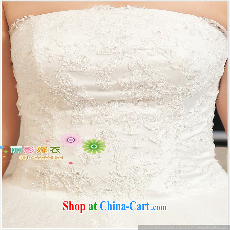 Love so Peng 2014 new Wedding Video thin exclusive luxury lace long-tail Korean Korean sweet Princess 9036 white S pieced, love so Pang, shopping on the Internet