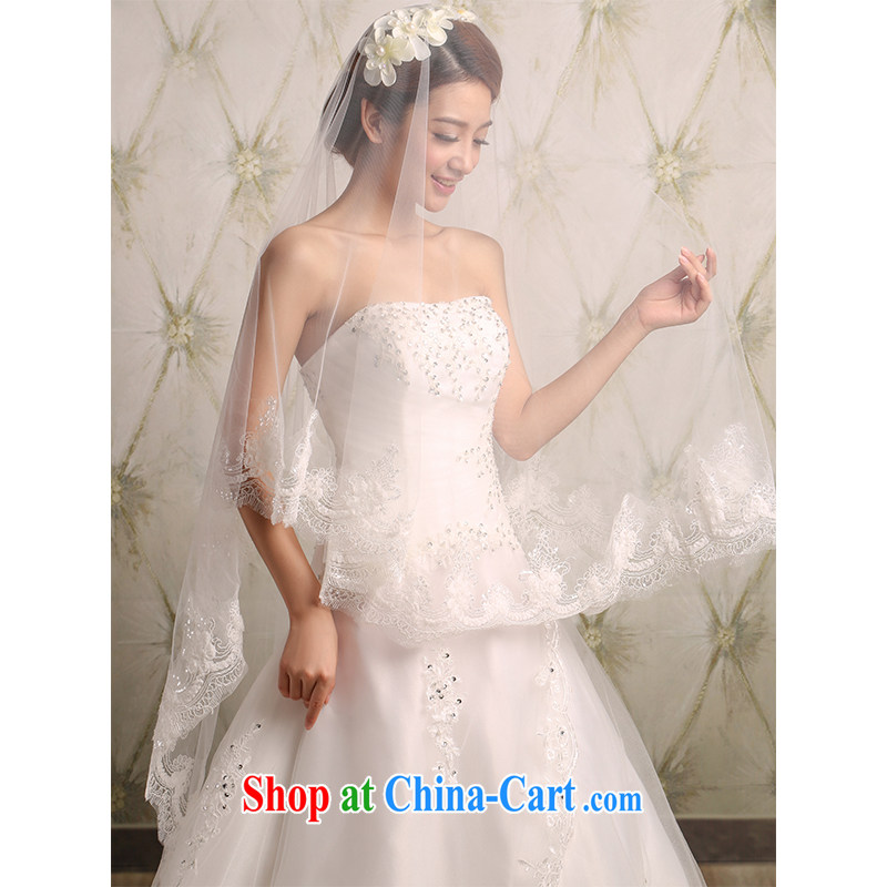 The United States, wedding dresses with head-dress bride's head by Korean-style wedding jewelry wedding lace lace flowers and yarn T - 07 white, the United States, Nokia (Imeinuo), shopping on the Internet