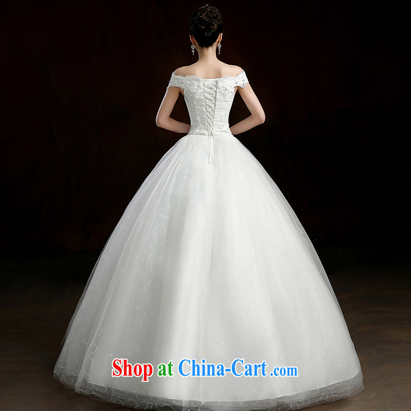 wedding dresses new 2015 modern Korean version field shoulder bag shoulder bridal with straps spring wedding video thin white M pieced, love so Pang (AIRANPENG), online shopping