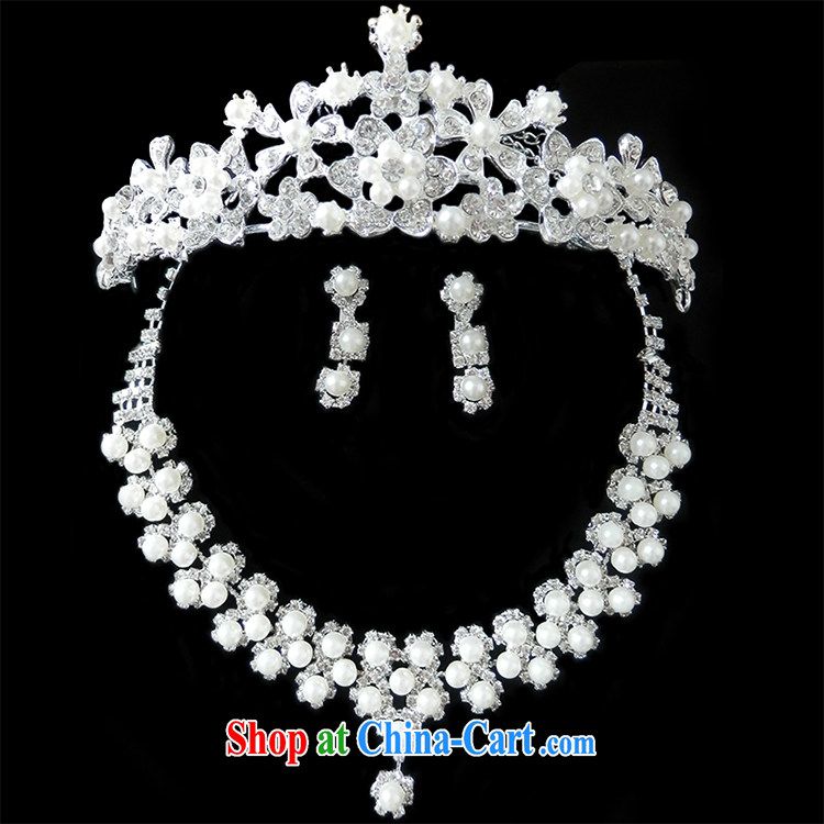 The US and the bride's head-dress 3-piece kit wedding dresses accessories necklaces earrings stylish water Drill Set Link marriage jewelry E 557 pictures, price, brand platters! Elections are good character, the national distribution, so why buy now enjoy more preferential! Health