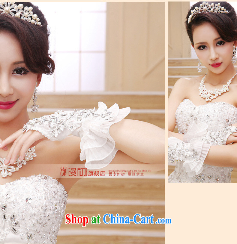 Early definition bridal wedding lace Korean cute short gloves marriage without the gloves red and white summer 2015 new white pictures, price, brand platters! Elections are good character, the national distribution, so why buy now enjoy more preferential! Health