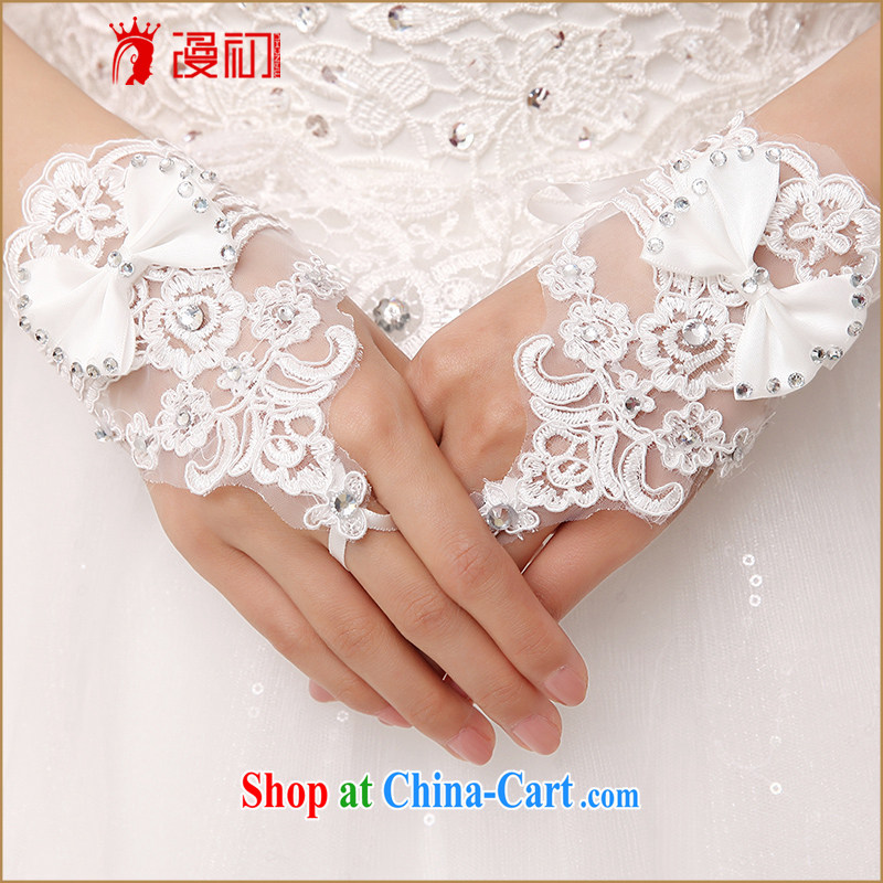 Early definition 2015 new hot bridal short gloves/wedding mittens/Summer wedding gloves white, diffuse, and, shopping on the Internet