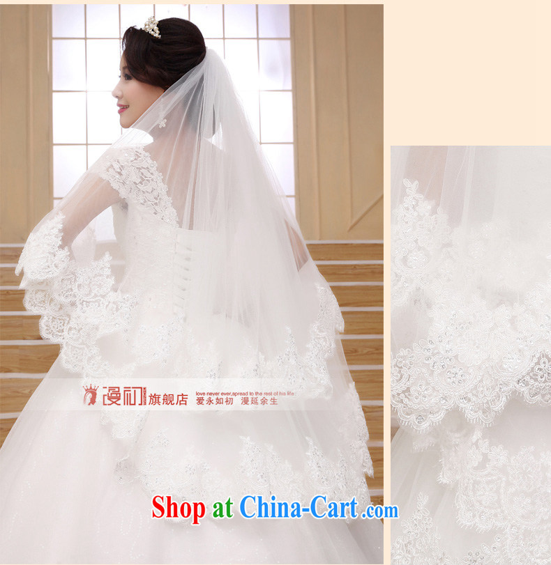 Early definition 2015 new Korean-style solid color, and more than double face bridal wedding wedding soft head yarn white pictures, price, brand platters! Elections are good character, the national distribution, so why buy now enjoy more preferential! Health