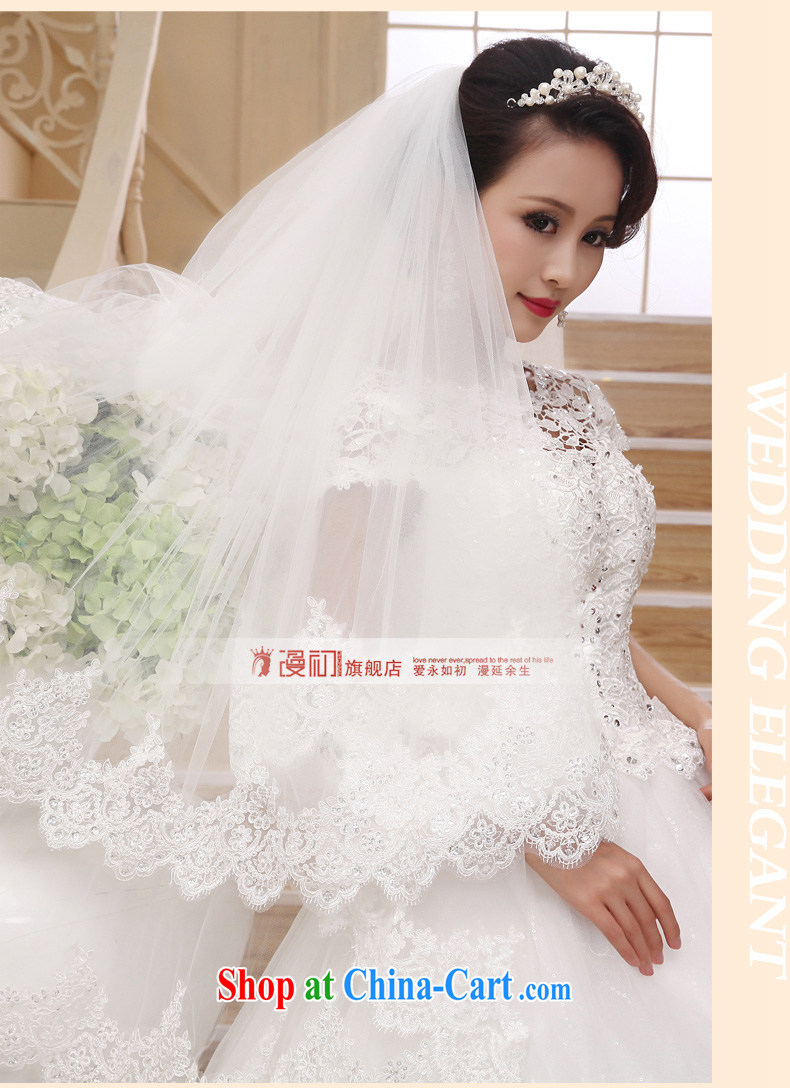 Early definition 2015 new Korean-style solid color, and more than double face bridal wedding wedding soft head yarn white pictures, price, brand platters! Elections are good character, the national distribution, so why buy now enjoy more preferential! Health