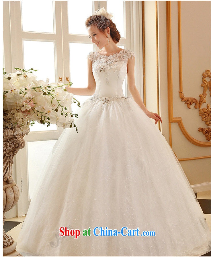 Qi wei wedding dresses new 2015 summer field shoulder wedding lace wedding with wedding band wedding, white Princess wedding ivory white XL pictures, price, brand platters! Elections are good character, the national distribution, so why buy now enjoy more preferential! Health
