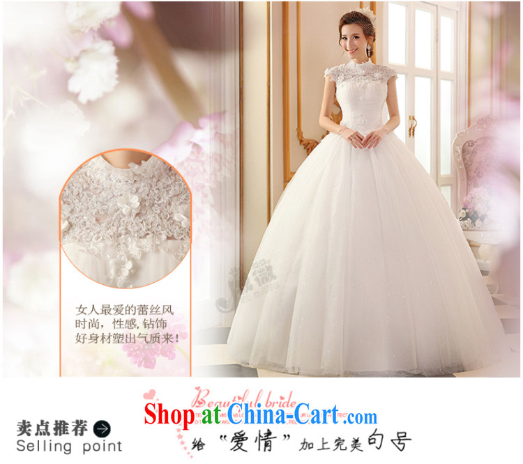 Qi wei summer 2015 Korean wedding dresses bridal wedding wedding dress white package shoulder with a shoulder strap shaggy dress code the beauty graphics thin dress girls ivory white S pictures, price, brand platters! Elections are good character, the national distribution, so why buy now enjoy more preferential! Health