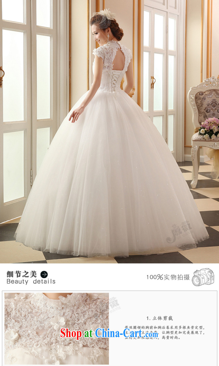 Qi wei summer 2015 Korean wedding dresses bridal wedding wedding dress white package shoulder with a shoulder strap shaggy dress code the beauty graphics thin dress girls ivory white S pictures, price, brand platters! Elections are good character, the national distribution, so why buy now enjoy more preferential! Health