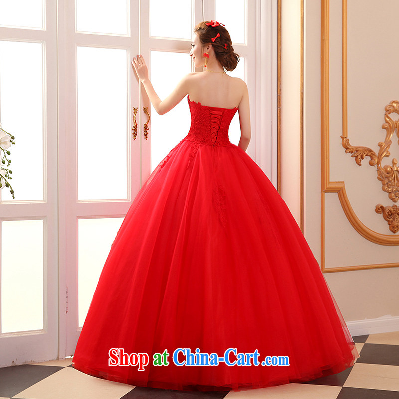 Qi wei summer wedding dresses new 2015 lace wedding bridal marriage wedding with wedding high waist bare chest wedding tied with a red wedding red customize the $50, Qi wei (QI WAVE), online shopping