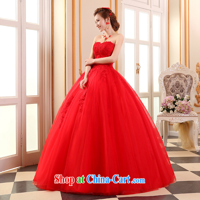 Qi wei summer wedding dresses new 2015 lace wedding bridal marriage wedding with wedding high waist bare chest wedding tied with a red wedding red customize the $50, Qi wei (QI WAVE), online shopping