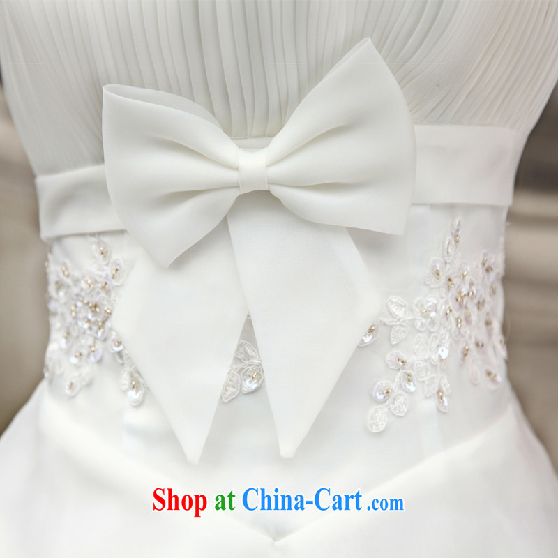 Qi wei summer wedding dresses new 2015 erase chest wedding band wedding Princess wedding tail wedding lace wedding trailing white tailored the $50, Qi wei (QI WAVE), and shopping on the Internet