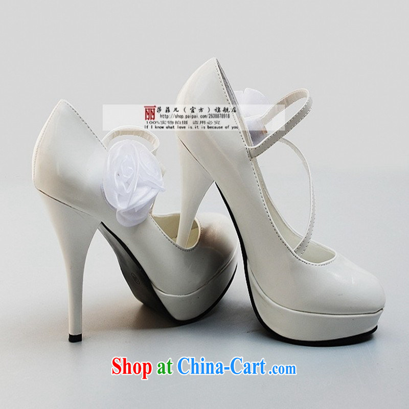 New Princess wedding shoes 230 have raised water table Red dress shoes varnished leather wedding shoes white 9, love so Pang, shopping on the Internet
