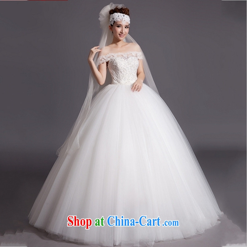 Yong-yan and bridal 2015 wedding dresses new Korean version the Field shoulder Stylish large, pregnant women retro with a purely manual wedding white. size is not final, and Yong-yan good offices, shopping on the Internet