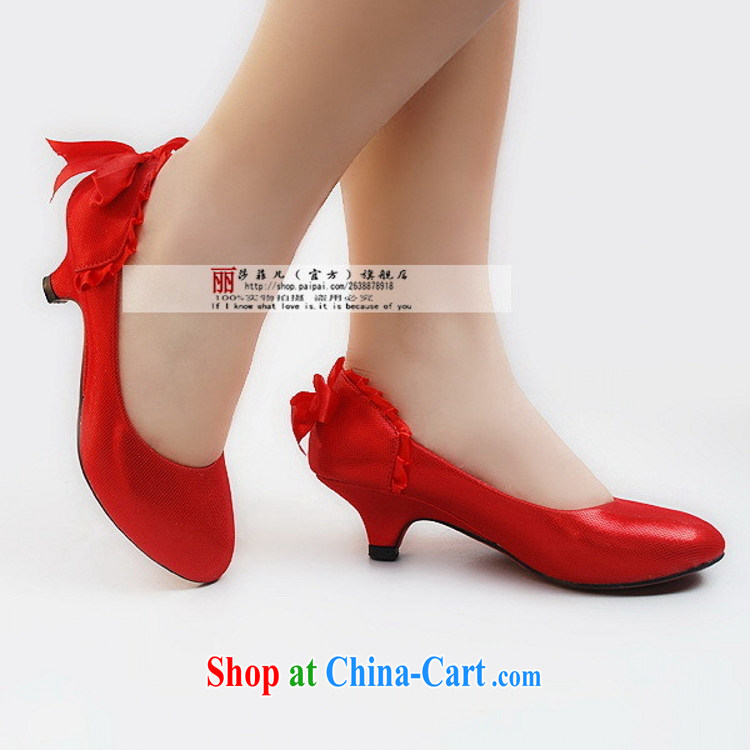 New wedding shoes 201 limited 88 double bridal shoes gold/red low marriage with red shoes 9 pictures, price, brand platters! Elections are good character, the national distribution, so why buy now enjoy more preferential! Health