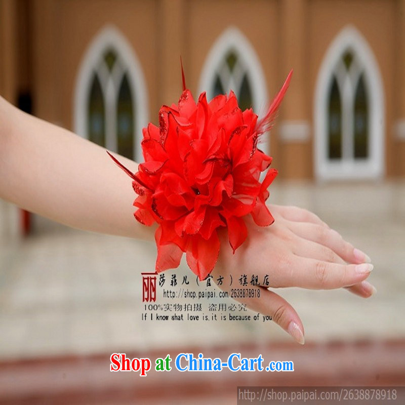 wedding photo building performances choral bridal bridesmaid/bride's chest flower wrist flower head will be 3 with a white new, love so Pang, and shopping on the Internet