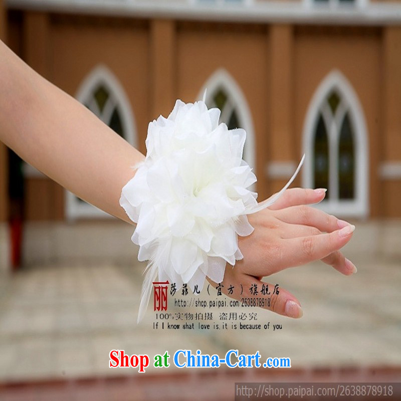 wedding photo building performances choral bridal bridesmaid/bride's chest flower wrist flower head will be 3 with a white new, love so Pang, and shopping on the Internet