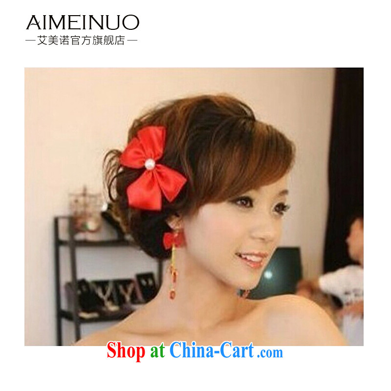 The United States, wedding dresses bridal accessories Combination head-dress red wedding accessories and stylish new kit T 309 red, the American (Imeinuo), shopping on the Internet