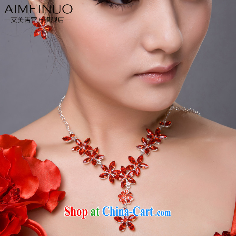 The United States, wedding dresses accessories bridal jewelry set link marriage jewelry new links with two-piece e 019, the US (Imeinuo), shopping on the Internet