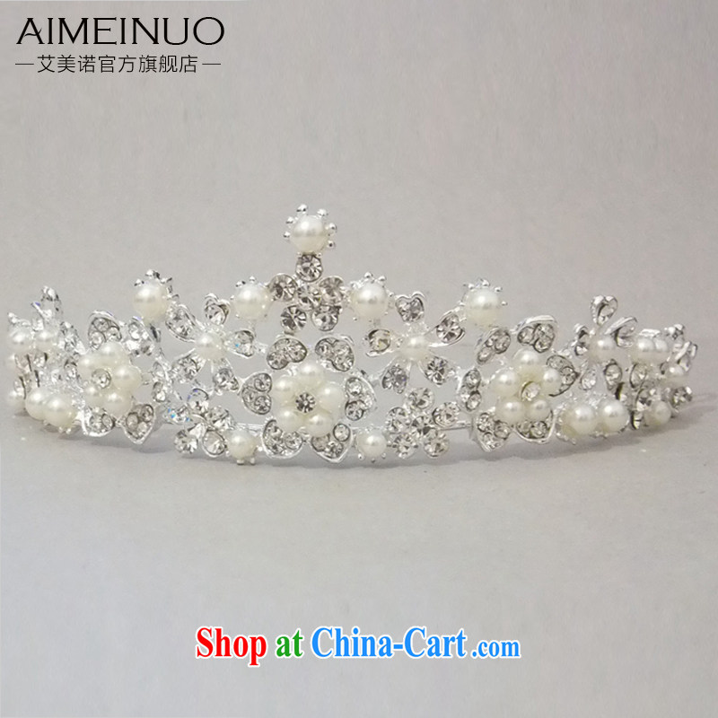 The United States and the bride's wedding Crown head-dress wedding dresses accessories pearl jewelry, Korean-style New Products 2015 new G - 155, and the United States (Imeinuo), shopping on the Internet