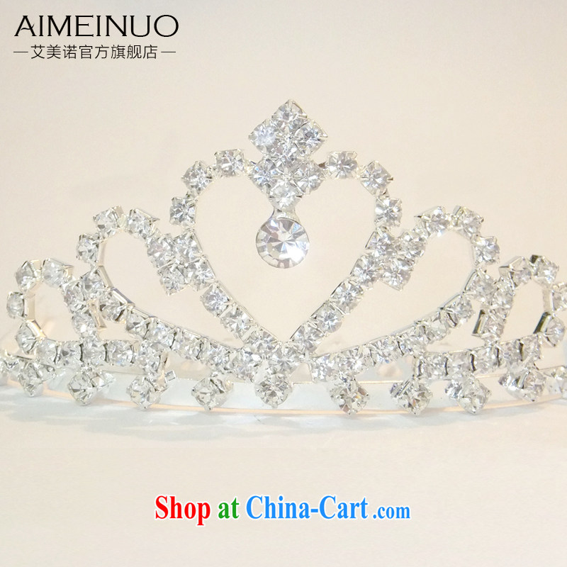 The United States and the Korean version head-dress wedding dresses accessories Korean import wood drill flash Crown bridal crown the yoke marriage accessories G - 02