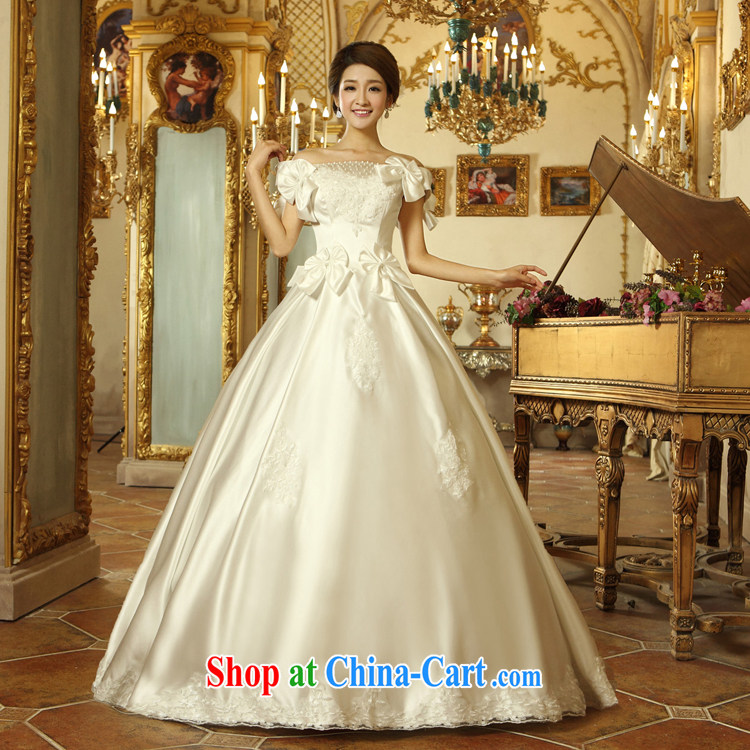 Rain was Yi marriages 2015 new dress stylish Pearl lace bridal double shoulder strap wedding HS 923 white M pictures, price, brand platters! Elections are good character, the national distribution, so why buy now enjoy more preferential! Health